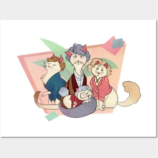 Golden Purrs Posters and Art